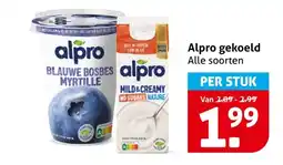 Hoogvliet Alpro gekoeld aanbieding