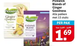 Hoogvliet Pickwick Blends of Ginger Goodness aanbieding