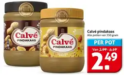 Hoogvliet Calvé pindakaas aanbieding