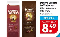 Hoogvliet Douwe Egberts koffiebonen aanbieding
