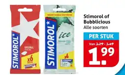 Hoogvliet Stimorol of Bubblicious aanbieding