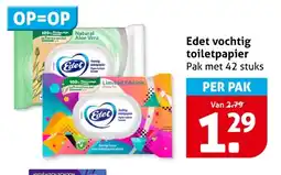 Hoogvliet Edet vochtig toiletpapier aanbieding