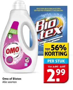 Hoogvliet Omo of Biotex aanbieding