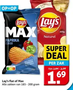 Hoogvliet Lay's flat of Max aanbieding