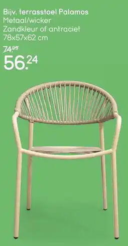 Leen Bakker Terrasstoel Palamos aanbieding