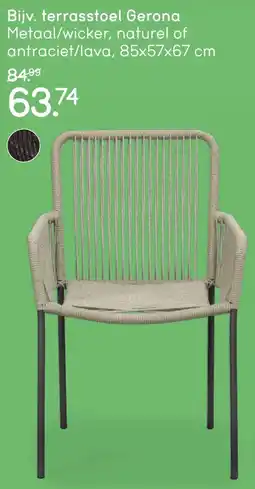 Leen Bakker Terrasstoel Gerona aanbieding