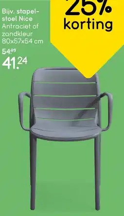 Leen Bakker Stapelstoel Nice aanbieding