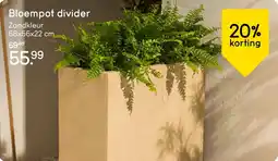 Leen Bakker Bloempot divider aanbieding