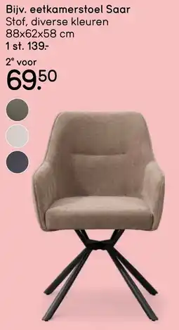 Leen Bakker Eetkamerstoel Saar aanbieding