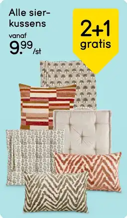 Leen Bakker Alle Sierkussens aanbieding
