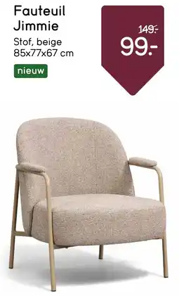 Leen Bakker Fauteuil Jimmie aanbieding