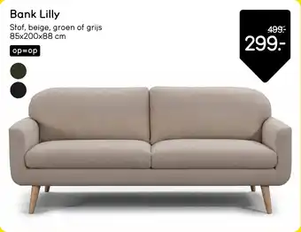Leen Bakker Bank Lilly aanbieding