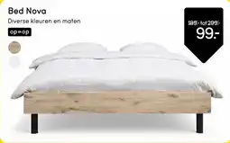 Leen Bakker Bed Nova aanbieding