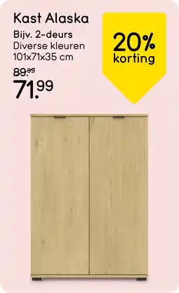 Leen Bakker Kast Alaska aanbieding