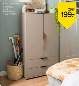 Leen Bakker Kast Lucca aanbieding