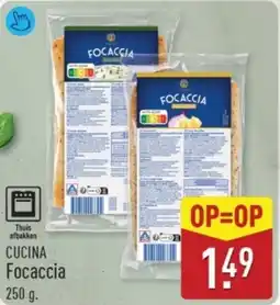 ALDI Cucina Focaccia aanbieding