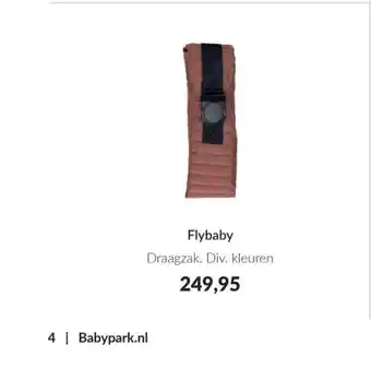 Babypark Flybaby aanbieding