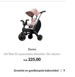 Babypark Doona aanbieding