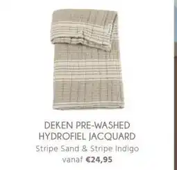 Babypark DEKEN PRE-WASHED HYDROFIEL JACQUARD aanbieding