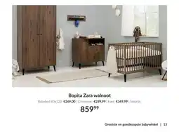 Babypark Bopita Zara walnoot aanbieding