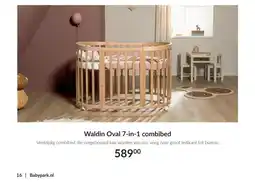 Babypark Waldin Oval 7-in-1 combibed aanbieding