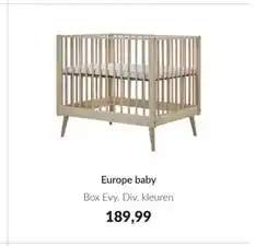 Babypark Europe baby aanbieding