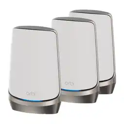 Bol.com NETGEAR Orbi RBKE963 - Mesh WiFi - WiFi 6E - 11000 Mbps - Quad-Band - 3-Pack - Wit aanbieding
