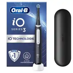 Etos Oral-B iO 3s Zwart Elektrische Tandenborstel + Travelcase aanbieding