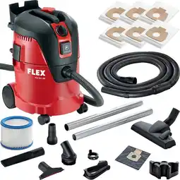 Bol.com FLEX VCE26 L MC Schuurstofzuiger 1250 Watt - 25 liter - Klasse L + accessoires aanbieding