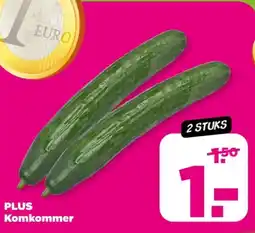 PLUS Komkommer aanbieding
