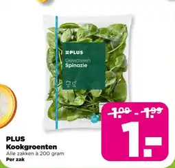 PLUS Kookgroenten aanbieding