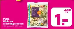 PLUS Wok en roerbakgroenten aanbieding