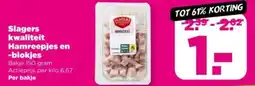 PLUS Slagers kwaliteit Hamreepjes en blokjes aanbieding