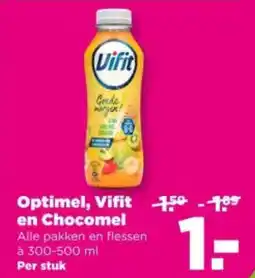PLUS Optimel, Vifit en Chocomel aanbieding