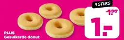 PLUS Gesuikerde donut aanbieding