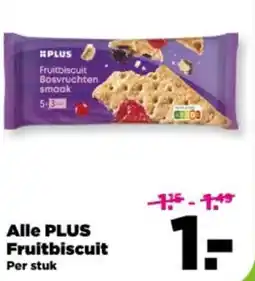 PLUS Alle plus fruitbiscuit aanbieding