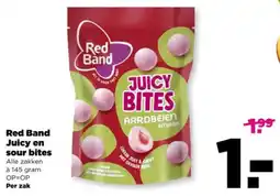 PLUS Red Band Juicy en sour bites aanbieding