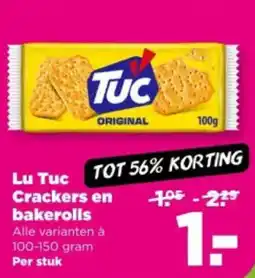 PLUS Lu Tuc Crackers en bakerolls aanbieding