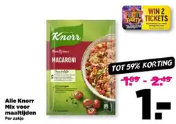PLUS Alle Knorr Mix voor maaltijden aanbieding