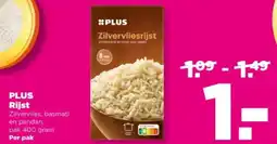 PLUS Plus rijst aanbieding