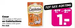 PLUS Cesar en Catisfactions aanbieding