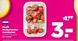 PLUS Plus nederlandse aardbeien aanbieding