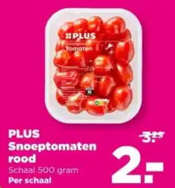 PLUS Plus snoeptomaten rood aanbieding