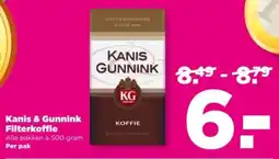PLUS Kanis & Gunnink Filterkoffie aanbieding