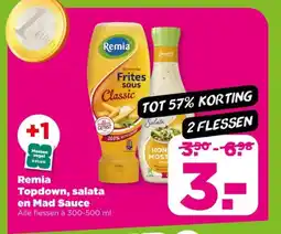 PLUS Remia Topdown, salata en Mad Sauce aanbieding