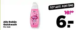 PLUS Alle Robijn Quickwash aanbieding