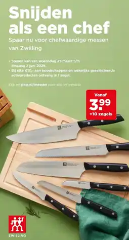 PLUS Spaar nu voor chefwaardige messen van Zwilling aanbieding