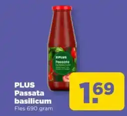 PLUS Plus passata basilicum aanbieding