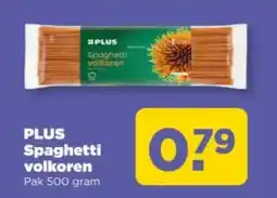 PLUS Plus spaghetti volkoren aanbieding