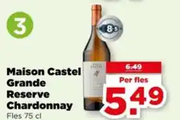 PLUS Maison Castel Grande Reserve Chardonnay aanbieding